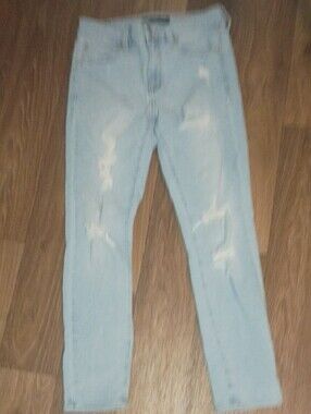 Aeropostale Light Blue Distressed Skinny Jeans